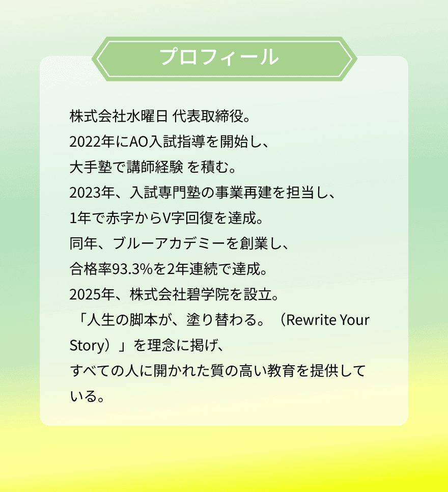 プロフィール