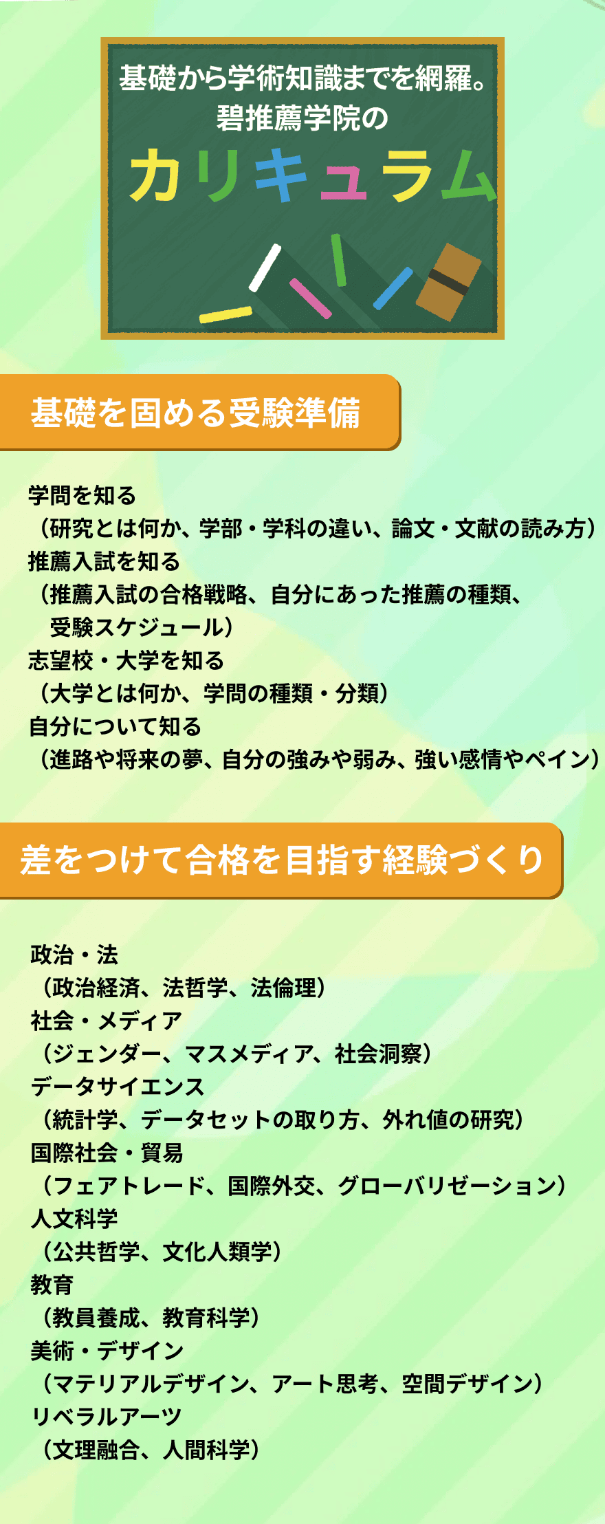 カリキュラム